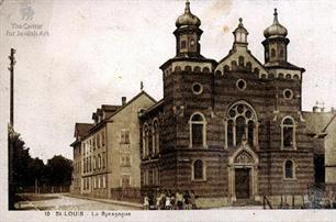 France, Synagogue in Saint-Louis